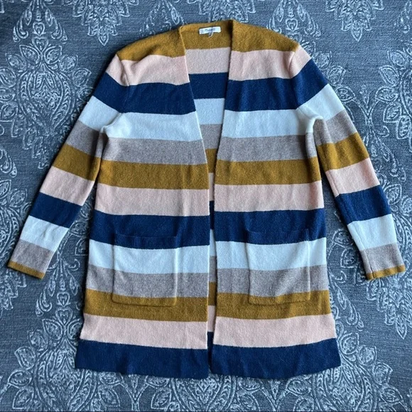 Madewell Kent Stripe Cardigan Sweater Size XS - Picture 4 of 11